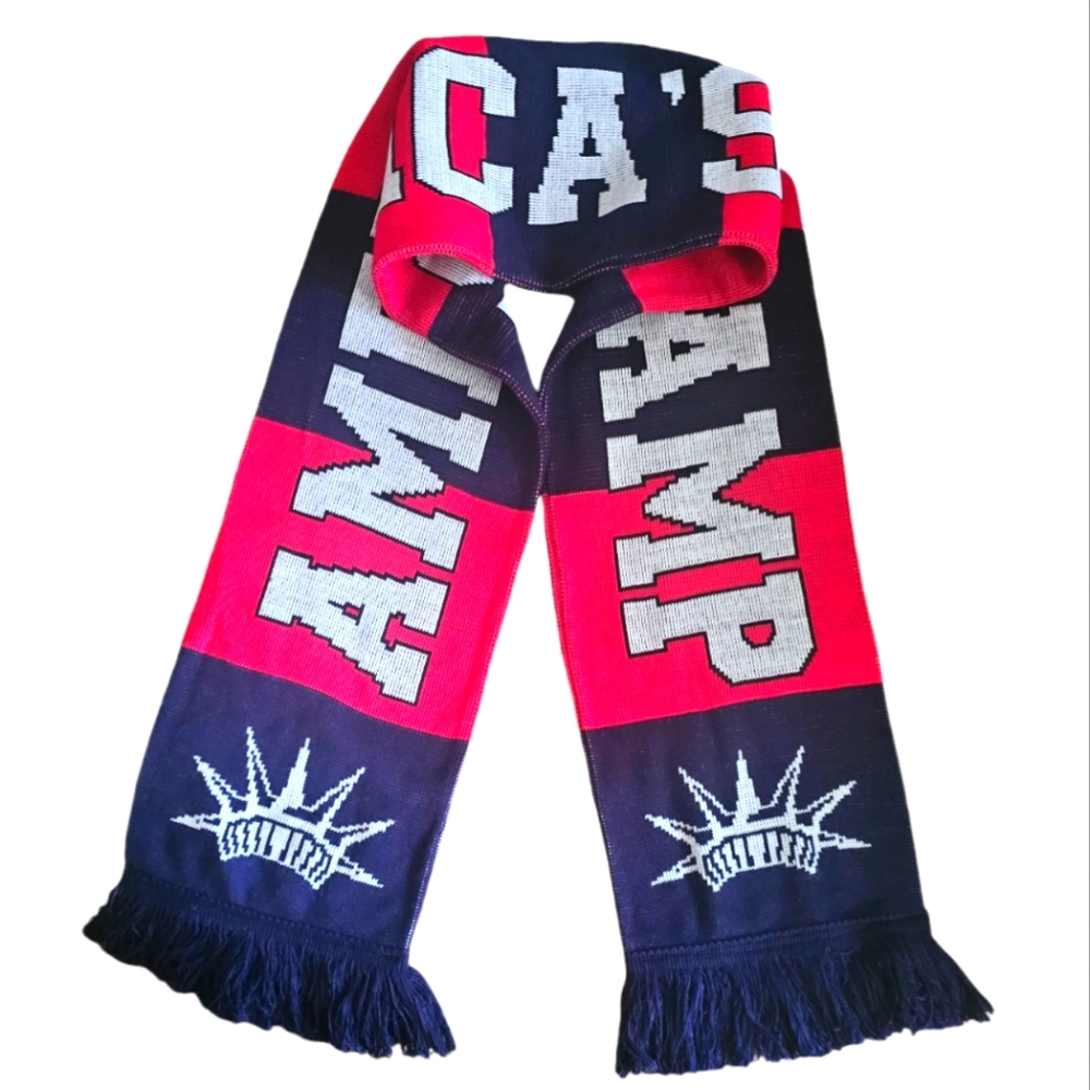 EUC Patriotic Scarf America's Camp | Red, White & Blue